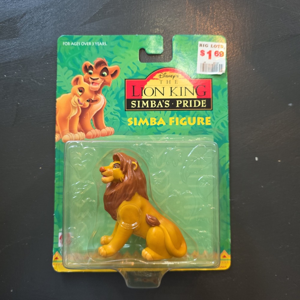 Disney The Lion King Simba's Pride Simba Figure Mattel Arcotoys Vintage NWOB